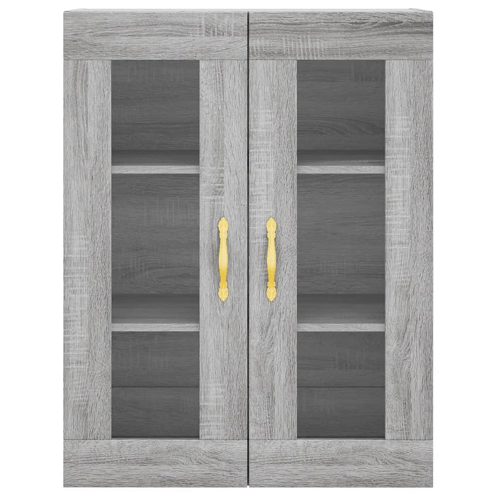 Dulap înalt, gri sonoma, 69,5x34x180 cm, lemn compozit - WALTI WALTI