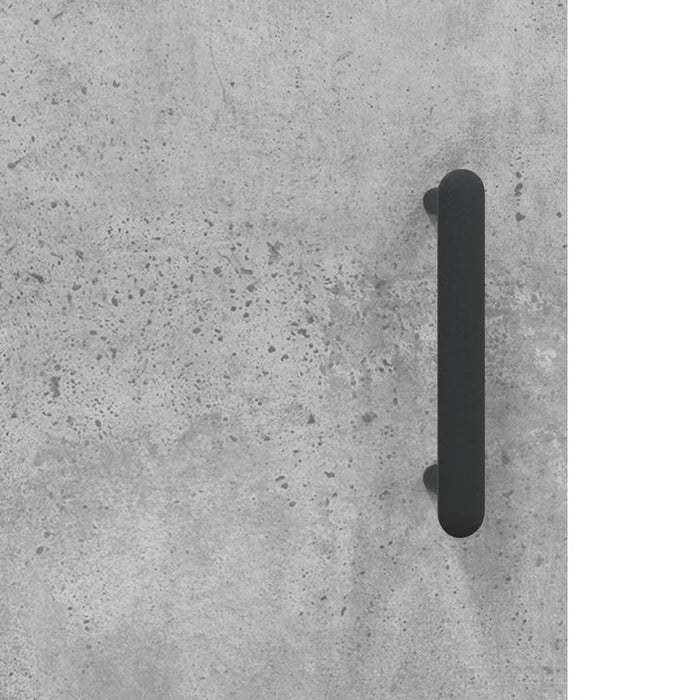 Dulap înalt, gri beton, 69,5x34x180, lemn compozit - WALTI WALTI