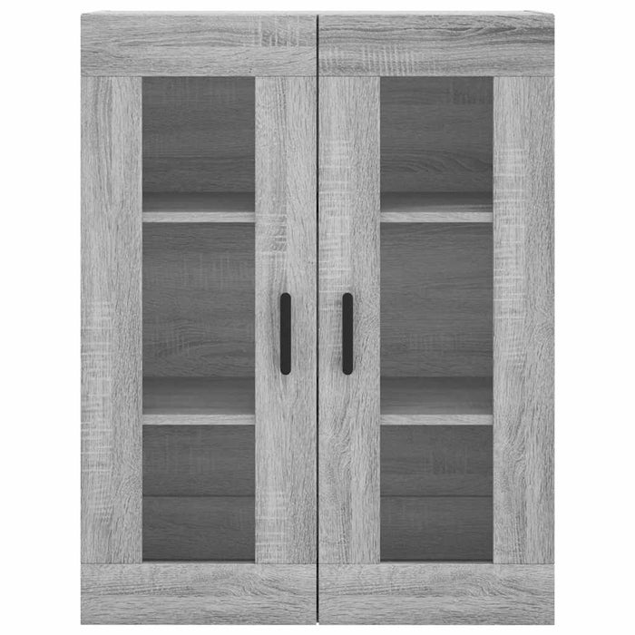 Dulap înalt, gri sonoma, 69,5x34x180 cm, lemn compozit WALTI