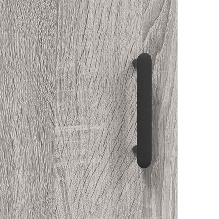 Dulap înalt, gri sonoma, 69,5x34x180 cm, lemn compozit WALTI