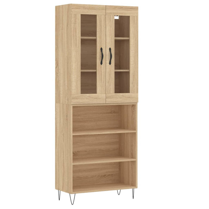 Dulap înalt, stejar sonoma, 69,5x34x180 cm, lemn compozit WALTI
