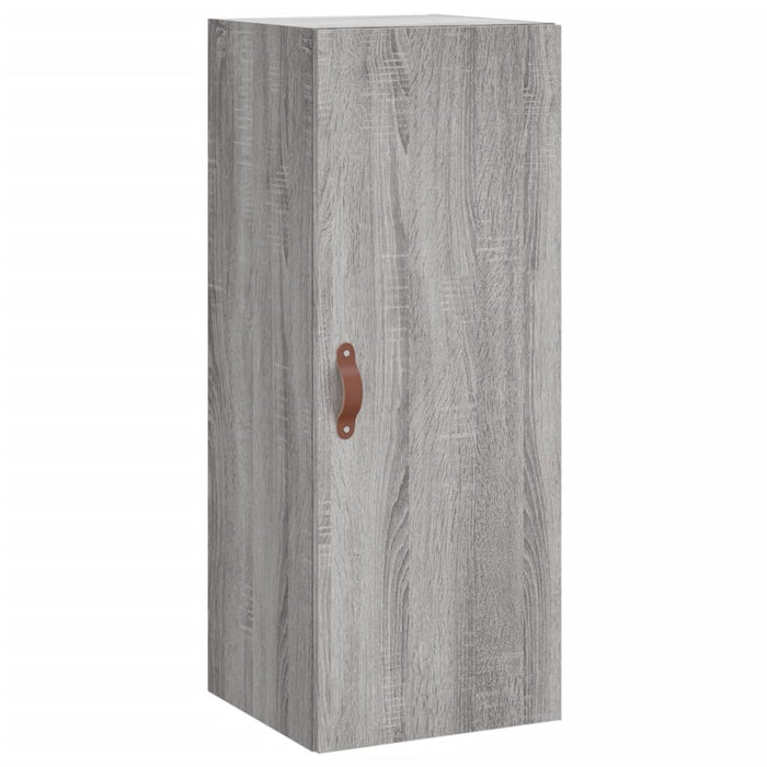 Dulap înalt, gri sonoma, 34,5x34x180 cm, lemn prelucrat - WALTI WALTI