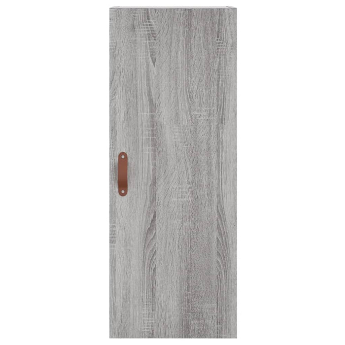 Dulap înalt, gri sonoma, 34,5x34x180 cm, lemn prelucrat - WALTI WALTI