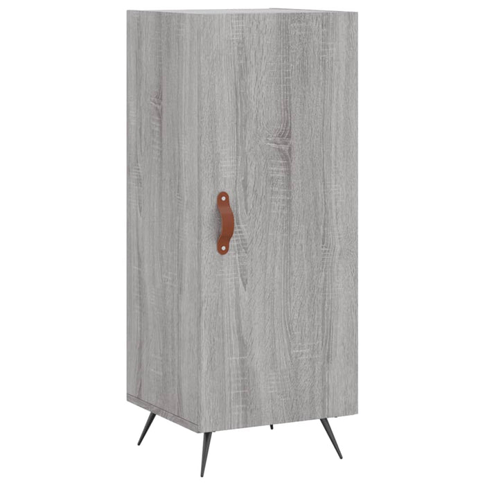 Dulap înalt, gri sonoma, 34,5x34x180 cm, lemn prelucrat - WALTI WALTI