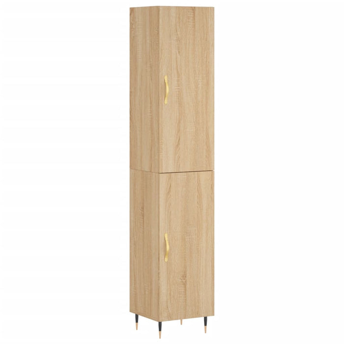 Dulap înalt, stejar sonoma, 34,5x34x180 cm, lemn prelucrat WALTI