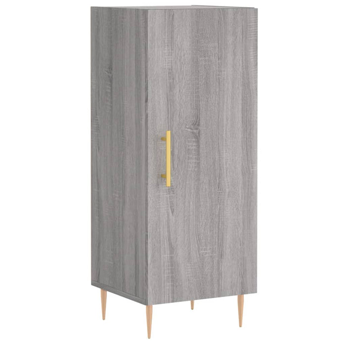 Dulap înalt, gri sonoma, 34,5x34x180 cm, lemn prelucrat WALTI