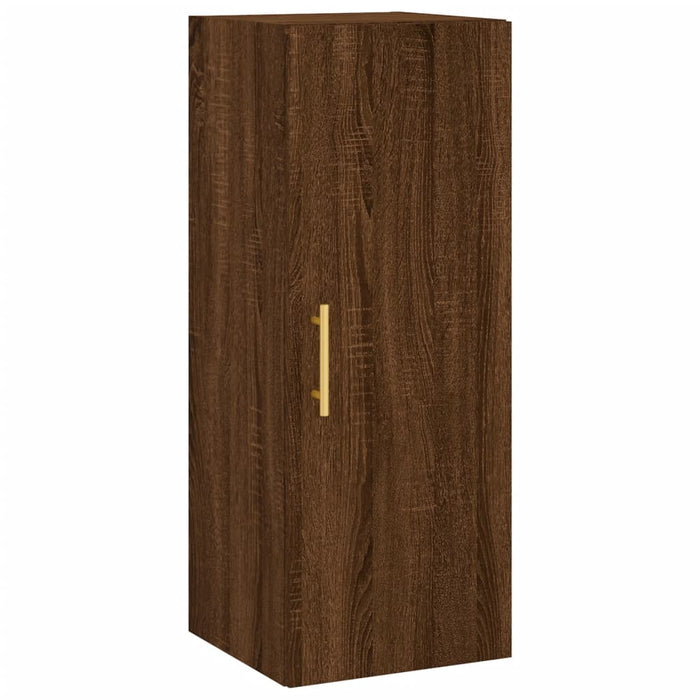 Dulap înalt, stejar maro, 34,5x34x180 cm, lemn prelucrat WALTI
