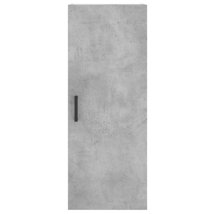 Dulap înalt, gri beton, 34,5x34x180 cm, lemn prelucrat WALTI