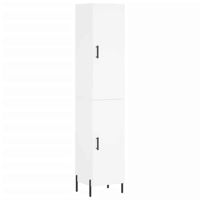 Dulap înalt, alb, 34,5x34x180 cm, lemn prelucrat - WALTI WALTI
