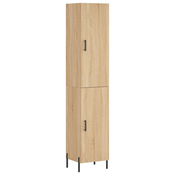 Dulap înalt, stejar sonoma, 34,5x34x180 cm, lemn prelucrat WALTI