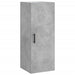 Dulap înalt, gri beton, 34,5x34x180 cm, lemn prelucrat - WALTI WALTI