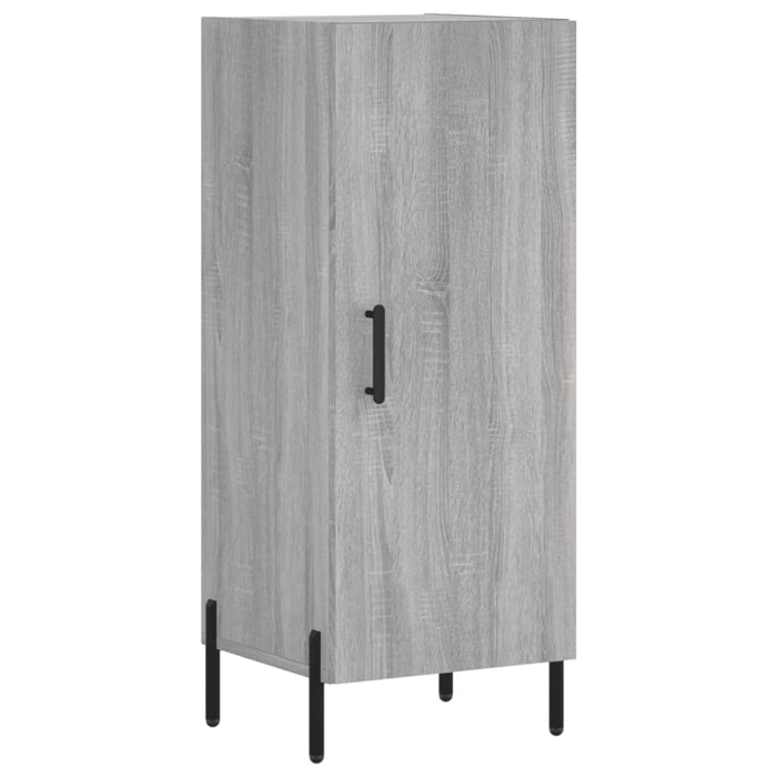 Dulap înalt, gri sonoma, 34,5x34x180 cm, lemn prelucrat WALTI