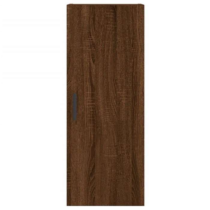 Dulap înalt, stejar maro, 34,5x34x180 cm, lemn prelucrat WALTI