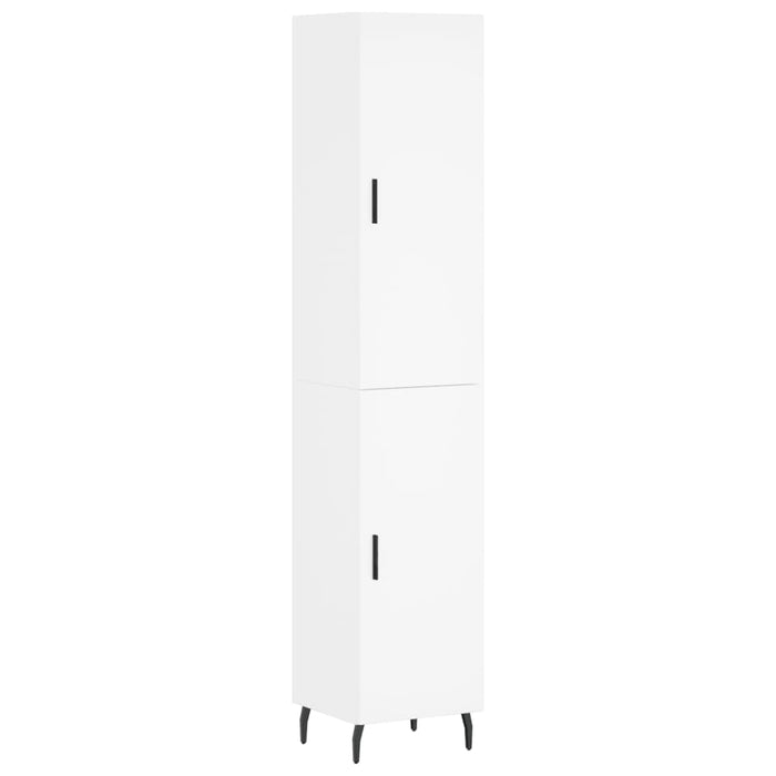 Dulap înalt, alb, 34,5x34x180 cm, lemn prelucrat WALTI