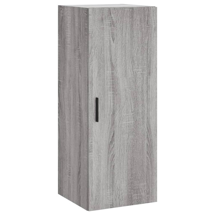 Dulap înalt, gri sonoma, 34,5x34x180 cm, lemn prelucrat - WALTI WALTI