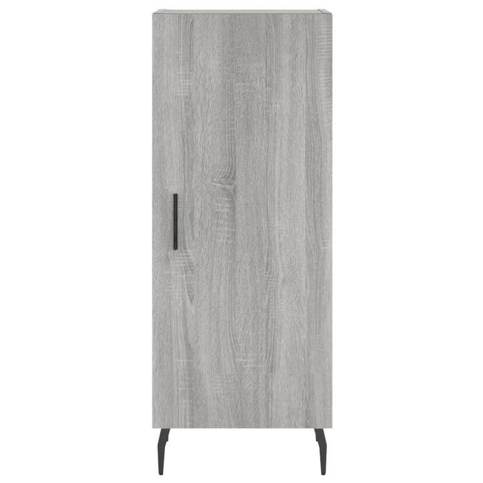 Dulap înalt, gri sonoma, 34,5x34x180 cm, lemn prelucrat - WALTI WALTI