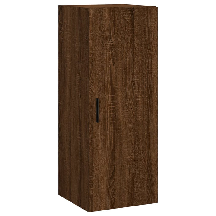 Dulap înalt, stejar maro, 34,5x34x180 cm, lemn prelucrat WALTI
