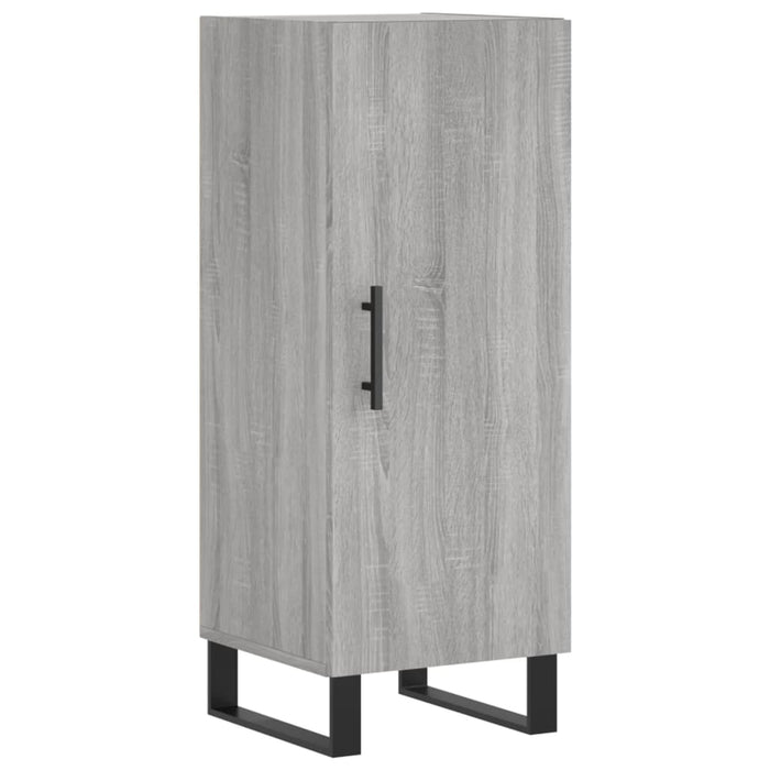 Dulap înalt, gri sonoma, 34,5x34x180 cm, lemn prelucrat - WALTI WALTI