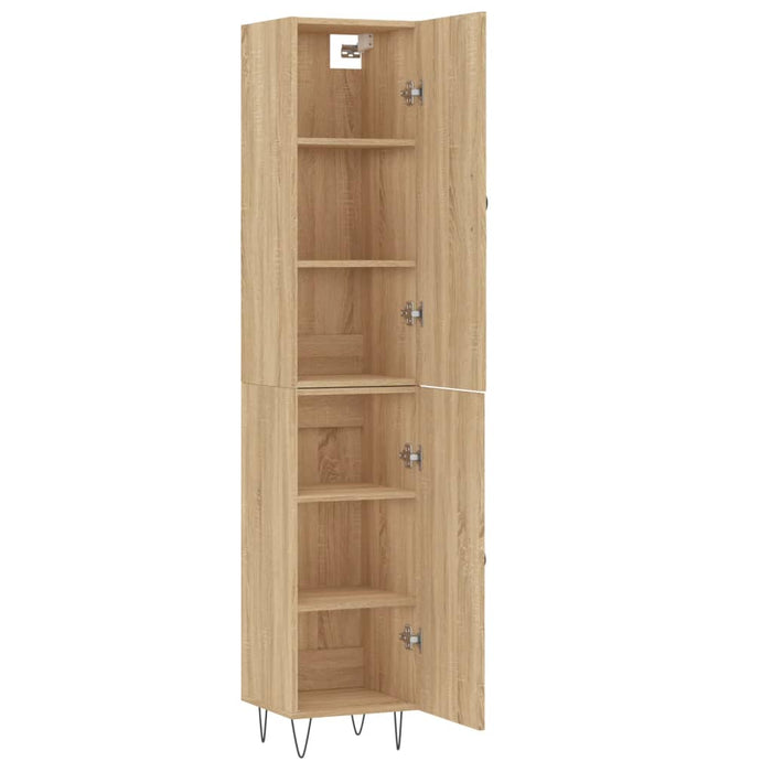 Dulap înalt, stejar sonoma, 34,5x34x180 cm, lemn prelucrat - WALTI WALTI