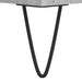 Dulap înalt, gri beton, 34,5x34x180 cm, lemn prelucrat - WALTI WALTI
