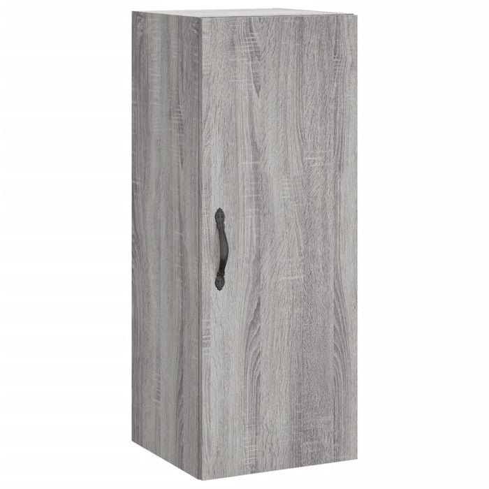 Dulap înalt, gri sonoma, 34,5x34x180 cm, lemn prelucrat - WALTI WALTI