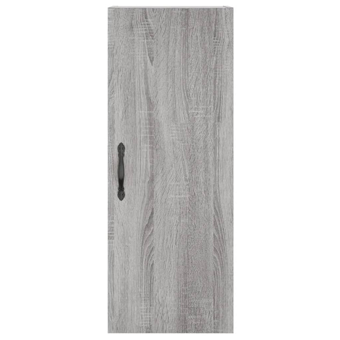 Dulap înalt, gri sonoma, 34,5x34x180 cm, lemn prelucrat - WALTI WALTI