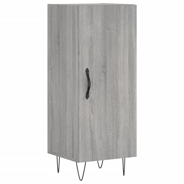 Dulap înalt, gri sonoma, 34,5x34x180 cm, lemn prelucrat - WALTI WALTI