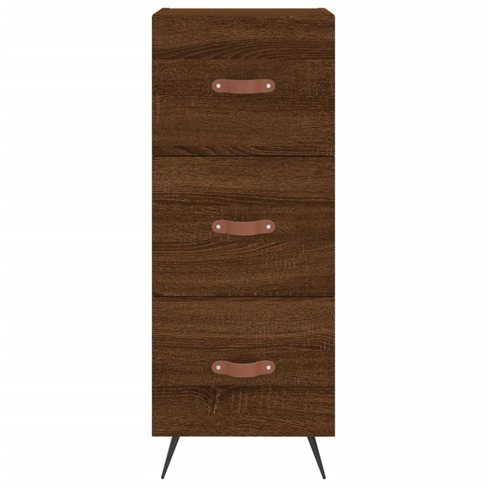 Dulap înalt, stejar maro, 34,5x34x180 cm, lemn prelucrat WALTI