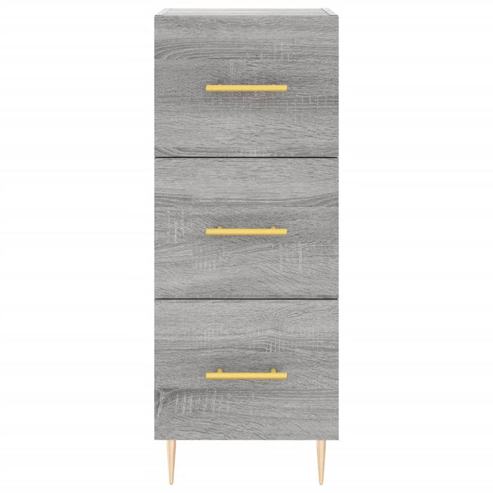 Dulap înalt, gri sonoma, 34,5x34x180 cm, lemn prelucrat WALTI