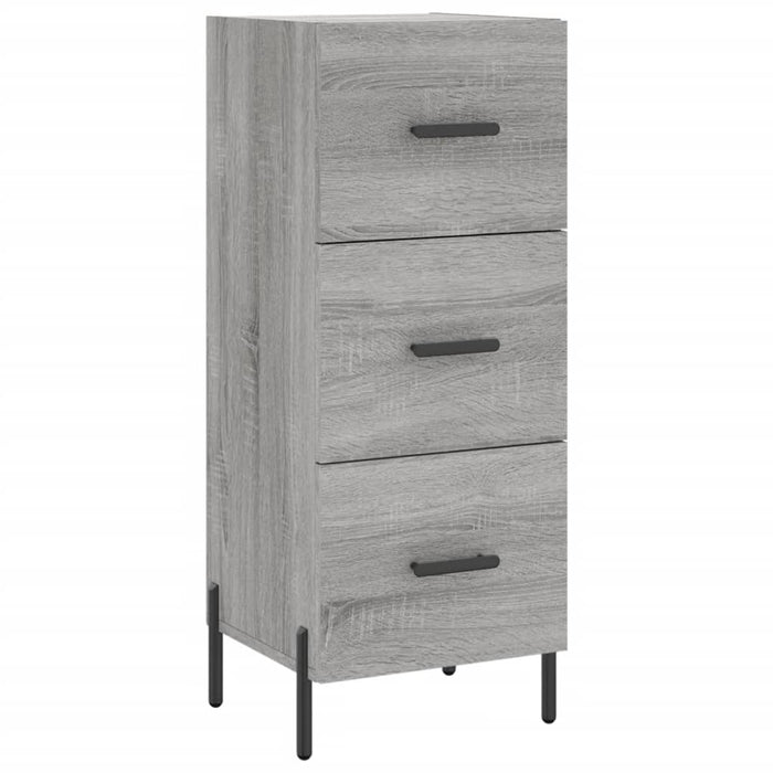 Dulap înalt, gri sonoma, 34,5x34x180 cm, lemn prelucrat WALTI