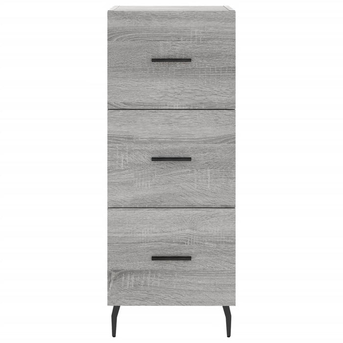 Dulap înalt, gri sonoma, 34,5x34x180 cm, lemn prelucrat - WALTI WALTI