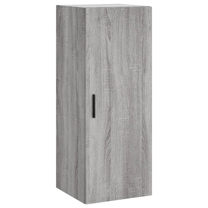 Dulap înalt, gri sonoma, 34,5x34x180 cm, lemn prelucrat - WALTI WALTI