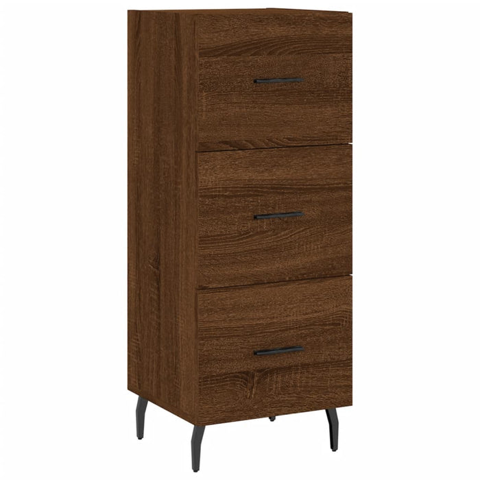 Dulap înalt, stejar maro, 34,5x34x180 cm, lemn prelucrat WALTI