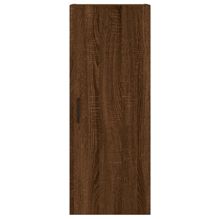 Dulap înalt, stejar maro, 34,5x34x180 cm, lemn prelucrat WALTI