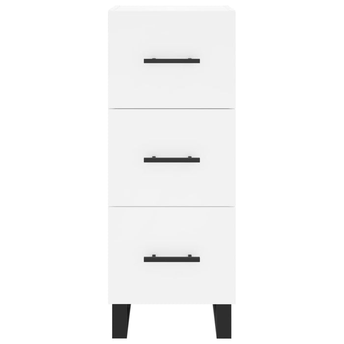 Dulap înalt, alb, 34,5x34x180 cm, lemn prelucrat - WALTI WALTI