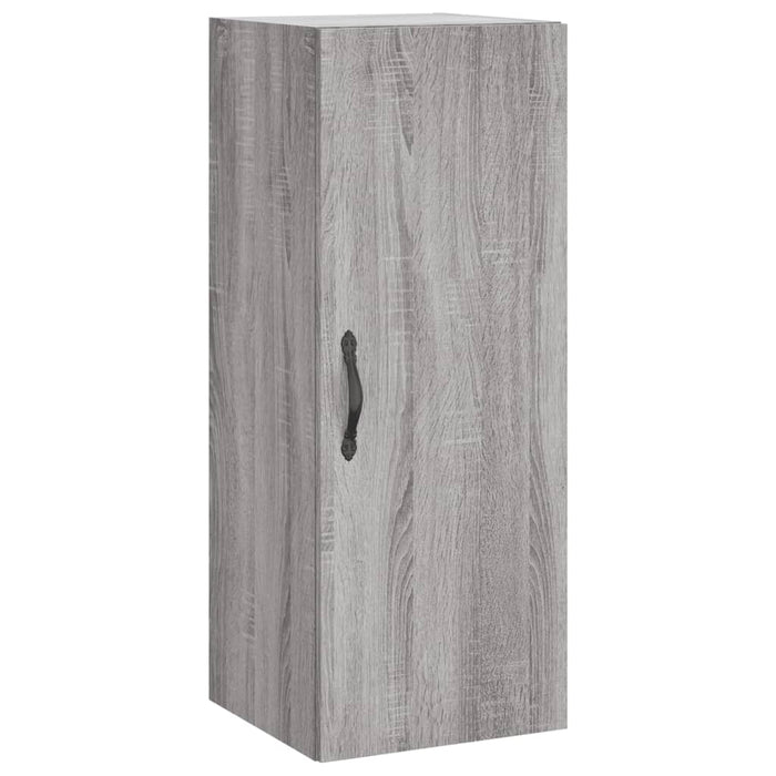 Dulap înalt, gri sonoma, 34,5x34x180 cm, lemn prelucrat WALTI