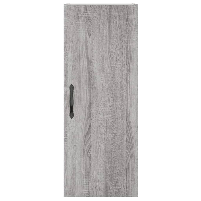 Dulap înalt, gri sonoma, 34,5x34x180 cm, lemn prelucrat WALTI