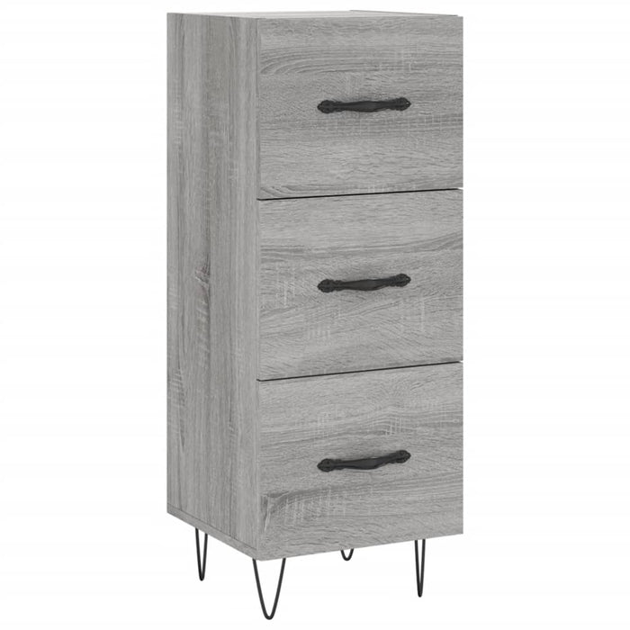 Dulap înalt, gri sonoma, 34,5x34x180 cm, lemn prelucrat WALTI