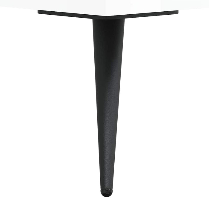 Dulap înalt, alb extralucios, 34,5x34x180 cm, lemn prelucrat WALTI