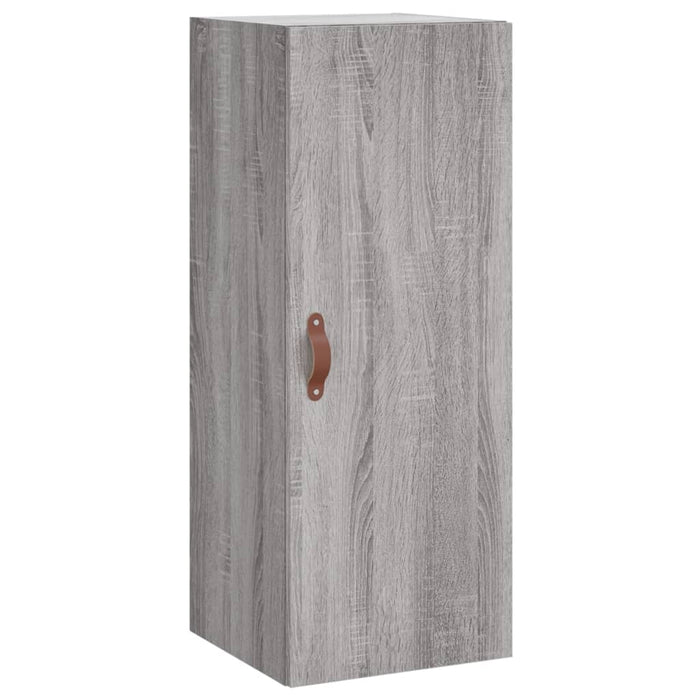 Dulap înalt, gri sonoma, 34,5x34x180 cm, lemn prelucrat WALTI
