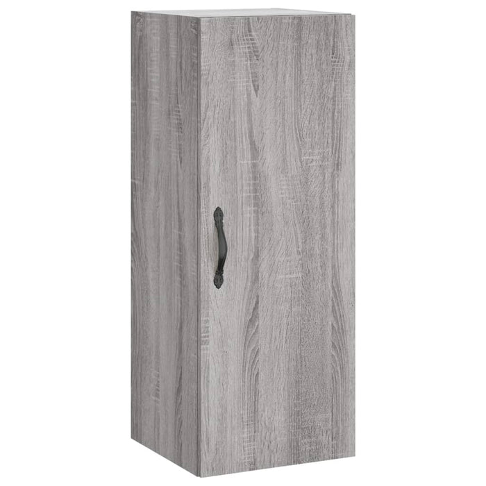 Dulap înalt, gri sonoma, 34,5x34x180 cm, lemn prelucrat - WALTI WALTI