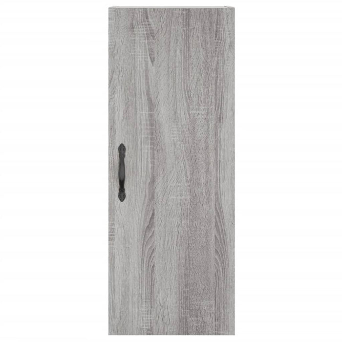 Dulap înalt, gri sonoma, 34,5x34x180 cm, lemn prelucrat - WALTI WALTI
