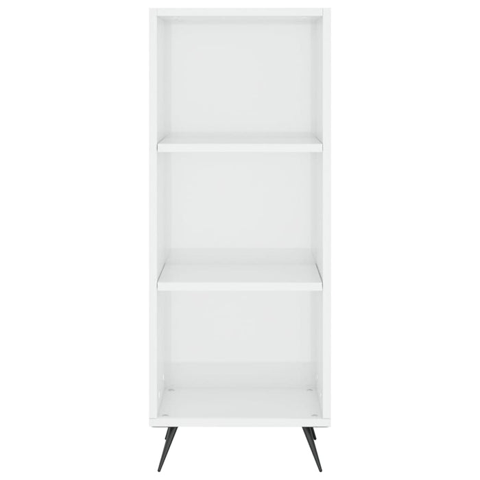 Dulap înalt, alb extralucios, 34,5x34x180 cm, lemn prelucrat WALTI