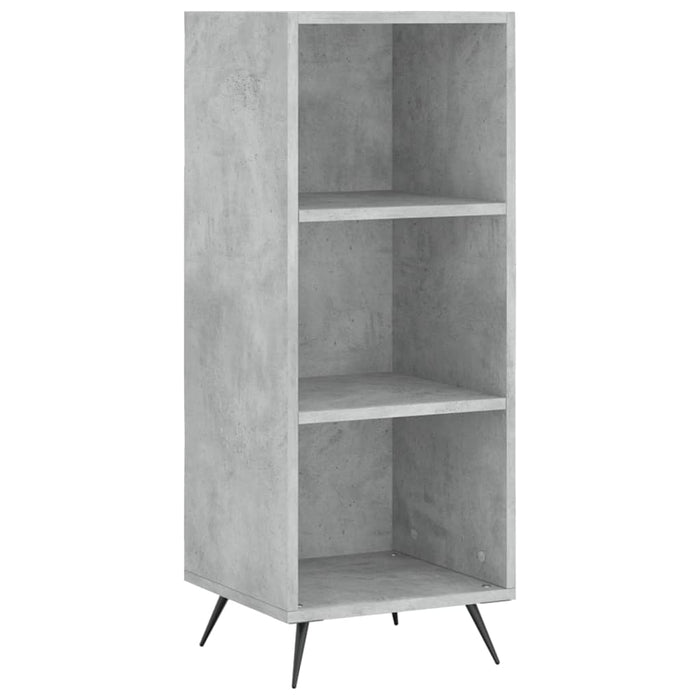 Dulap înalt, gri beton, 34,5x34x180 cm, lemn prelucrat WALTI
