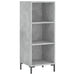 Dulap înalt, gri beton, 34,5x34x180 cm, lemn prelucrat - WALTI WALTI