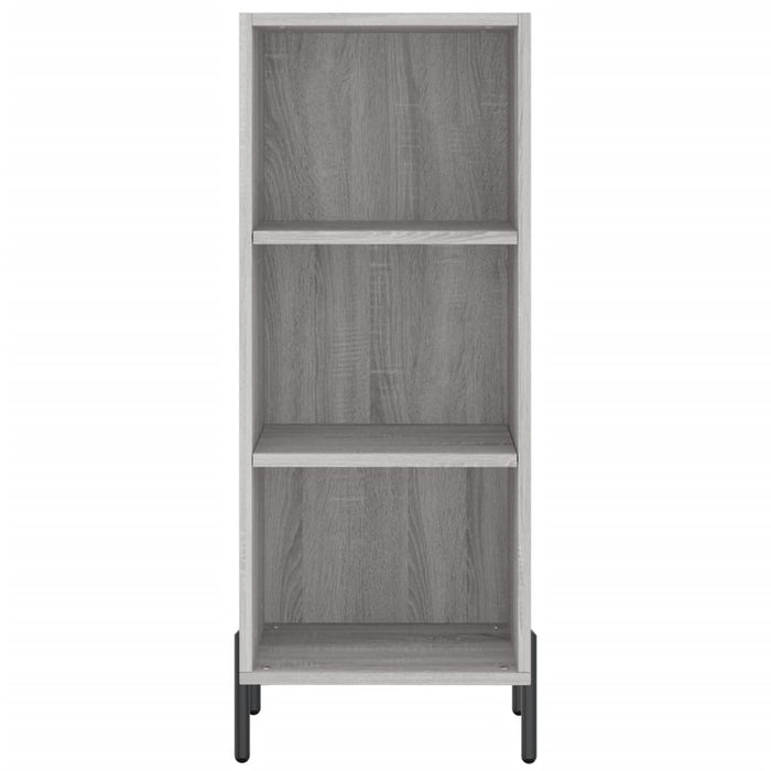 Dulap înalt, gri sonoma, 34,5x34x180 cm, lemn prelucrat - WALTI WALTI