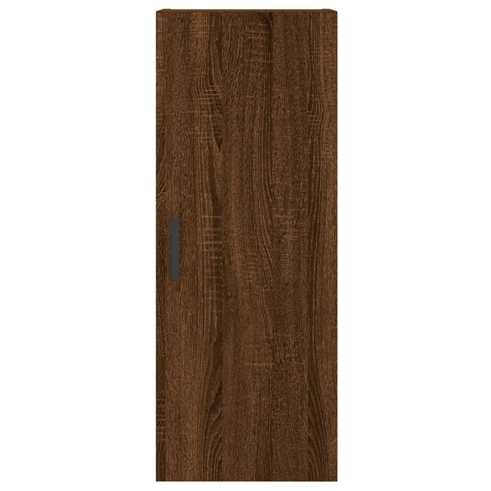 Dulap înalt, stejar maro, 34,5x34x180 cm, lemn prelucrat WALTI