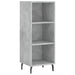 Dulap înalt, gri beton, 34,5x34x180 cm, lemn prelucrat - WALTI WALTI
