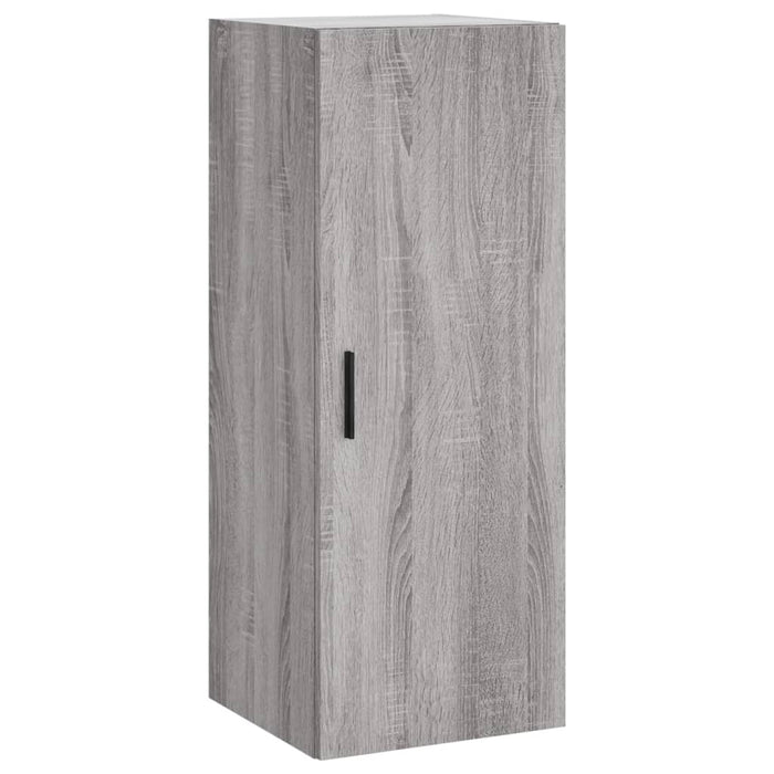 Dulap înalt, gri sonoma, 34,5x34x180 cm, lemn prelucrat WALTI