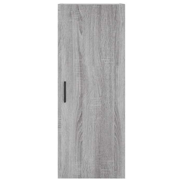 Dulap înalt, gri sonoma, 34,5x34x180 cm, lemn prelucrat WALTI